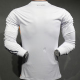 2013/14 RM White Home Retro Player Version Long Sleeve Soccer Jersey 球员版