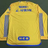 2023/24 U.A.N.L Tiger Home Yellow Long Sleeve Jersey