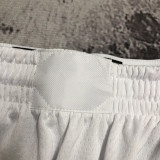 2023 Nets White Retro NBA Pants