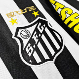 2011/12 Santos Away Black White Retro Soccer Jersey