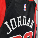 2023/24 Bulls JORDAN #23 Black City Edition NBA Jerseys 热压