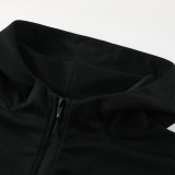 2025 Nk~ Black Zipper Jacket Tracksuit
