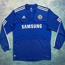 2009 CFC Home Blue Retro Long Sleeve Soccer Jersey