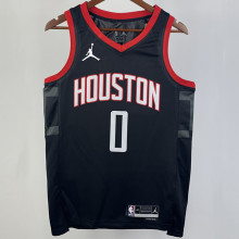 2023/24 Rockets WESTBROK #0 Black NBA Jerseys