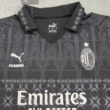 2023/24 AC Milan x PUMA x Pleasures 4Th Black Women Soccer Jersey 女