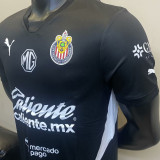 2024/25 Chivas Black GK Player Version Soccer Jersey