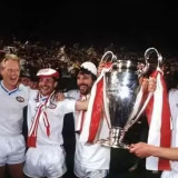 1987/88 P S V Away White Retro Soccer Jersey