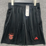 2024/25 Benfica Away Black Shorts Pants