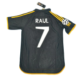 1999/01 RM Black Away Long Sleeve Retro Jersey