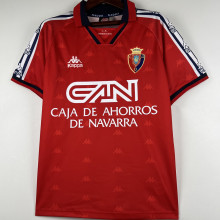 1996/97 Osasuna Home Red Retro Soccer Jersey