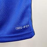 2024 Kings FOX #5 Blue City Edition NBA Jerseys 热压