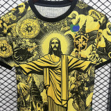 2024/25 Brazil Special Edition Yellow Player Version Soccer Jersey