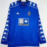 1999/2000 JUV Away Blue Retro Long Sleeve Soccer Jersey