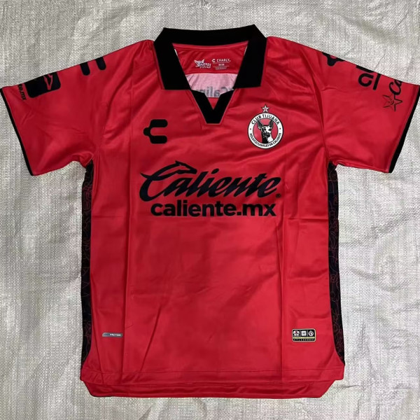 2023/24 Tijuana Home Red Fans Soccer Jersey 蒂华纳