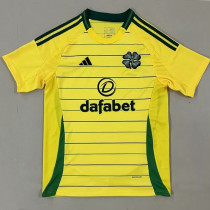 2024/25 Celtic Away Yellow Green Fans Jersey