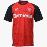 2024/25 LeverKusen Home Red Player Version Soccer Jersey