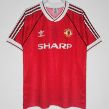 1990-1992 M Utd Home Retro Soccer Jersey