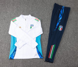 2024/25 Italy White Kids Sweater Tracksuit
