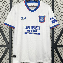 2024/25 Glasgow Rangers Away White Fans Jersey