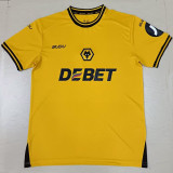 2024/25 Wolves Home Yellow Fans Soccer Jersey
