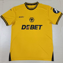 2024/25 Wolves Home Yellow Fans Soccer Jersey