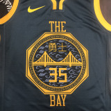 Warriors DURANT #35 Black NBA Jerseys