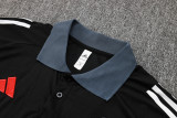 2025 M Utd Black POLO Training Tracksuit
