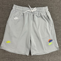 2025 NK Grey Embroidered Multicolor Logo Casual Short Pants CN02灰