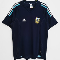 2002 Argentina Away Retro Soccer Jersey