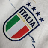 2023/24 Italy 1:1 Quality Away White Fans Soccer Jersey