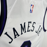 2025 Lakers JAMES JR. #9 White City Edition NBA Jerseys 热压