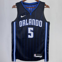 2023/24 Magic BANCHERO #5 Black NBA Jerseys 热压