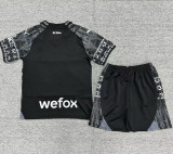2023/24 AC Milan x PUMA x Pleasures 4Th Black Kids Soccer Jersey