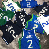 2023 Mavericks IRVING #2 Royal Blue NBA Jerseys