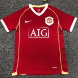 RONALDO #7 M Utd Home Retro Jersey 2006/07 (Have Patch 带双臂章 FA Premier League Font 英超字体 ) ★★