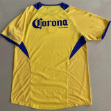 2005 Club America Home Yellow Retro Soccer Jersey