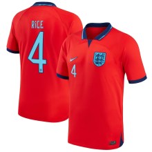 RiCE #4 England 1:1 Away Red Fans Jersey 2022/23