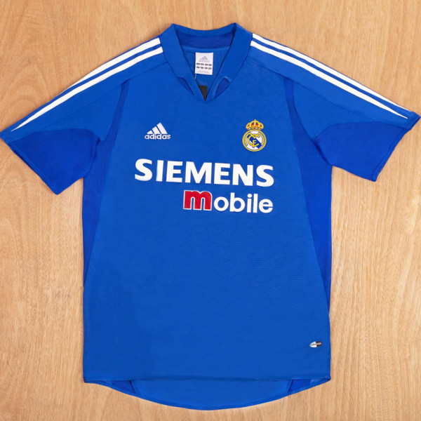 2004/05 RM Third Blue Retro Soccer Jersey