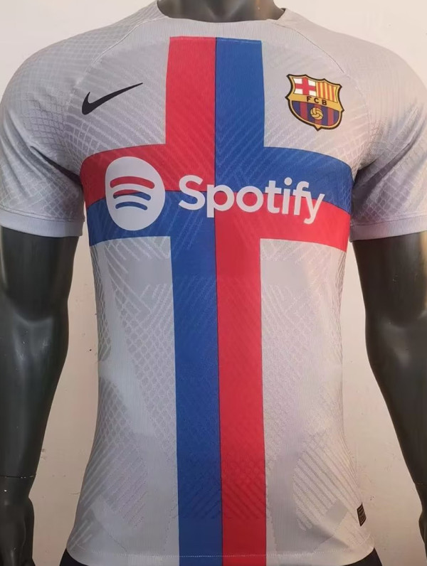 2022/23 BA Third Grey White Player Version Soccer Jersey