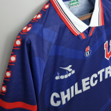 1996 Universidad de Chile Home Blue Retro Soccer Jersey