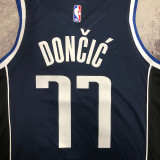 2023/24 Mavericks DOECIC #77 Sapphire Blue NBA Jerseys