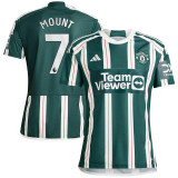 MOUNT #7 M Utd 1:1 Quality Away Fans Jersey 2023/24 (League Font 联赛字体)