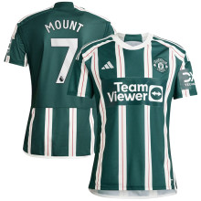 MOUNT #7 M Utd 1:1 Quality Away Fans Jersey 2023/24 (League Font 联赛字体)