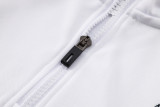 2024/25 RM White Hoody Zipper Jacket Tracksuit