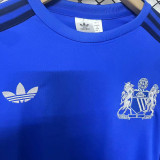 M Utd George BEST Blue Retro Soccer Jersey