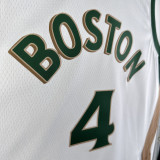 2023/24 Celtics HOLIDAY #4 White City Edition NBA Jerseys