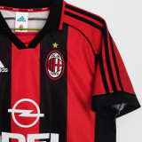 1998/99 AC Milan Home Retro Soccer Jersey