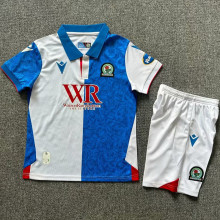 2024/25 Blackburn Rovers Home Kids Soccer Jersey