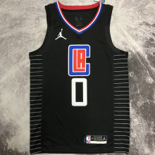 Clippers WESTBROOK #0 Black NBA Jerseys