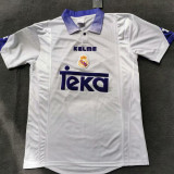 1997-1998 RM White Home Retro Soccer Jersey
